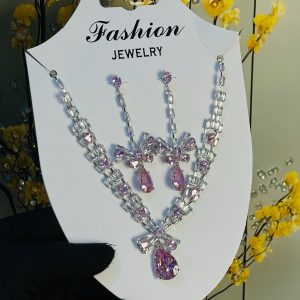 Pink Crystal fashion set