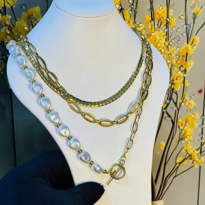 Steel necklace 016
