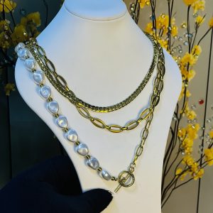 Steel necklace 016