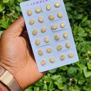 Stud earrings 3pcs 001