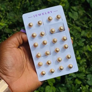Stud earrings 3pcs 002
