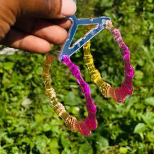 Rainbow earrings