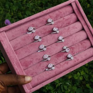 CM pink rings 003 1pcs size 8