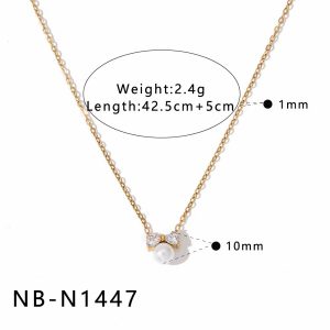 Titanium steel necklace 004